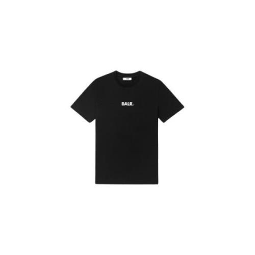 Balr. Logo Bomull T-shirt Regular Fit Black, Herr