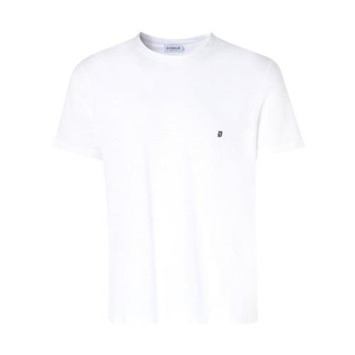 Dondup Vit Regular Fit T-shirt White, Herr