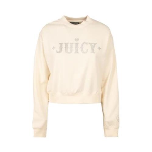 Juicy Couture Stilren Sweatshirt för Kvinnor Beige, Dam