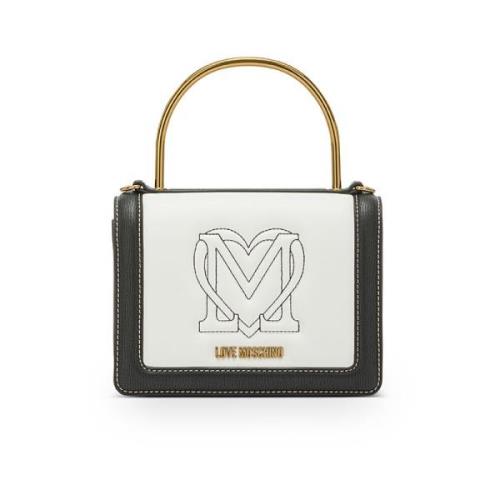 Love Moschino Svarta Väskor för Stiligt Utseende Multicolor, Dam