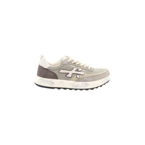 Premiata Beige Sneakers med Ergonomisk Sula Multicolor, Herr