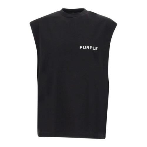 Purple Brand Stiliga T-shirts och Polos i Svart Black, Herr