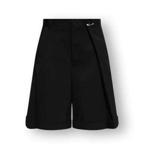 MM6 Maison Margiela Veckade shorts Black, Dam