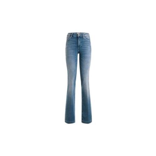 Guess Boot Straight Jeans Blue, Dam