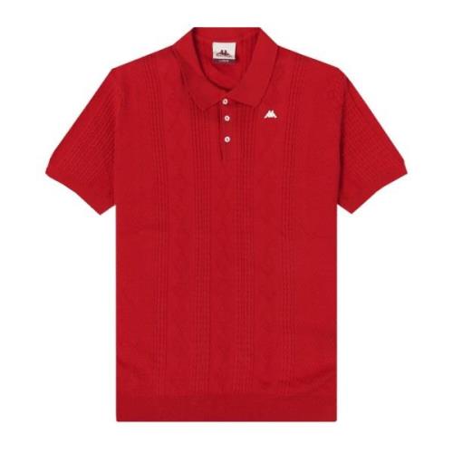 Kappa Polo Shirts Red, Herr
