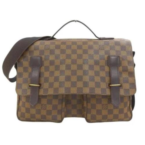 Louis Vuitton Vintage Pre-owned Canvas louis-vuitton-vskor Brown, Dam