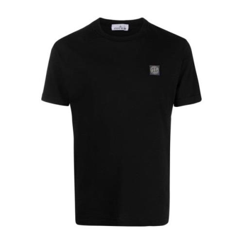 Stone Island Svarta T-shirts och Polos Black, Herr