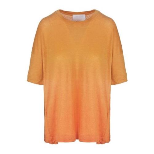 Daniele Fiesoli Casual T-shirt i DD 4434-stil Orange, Dam