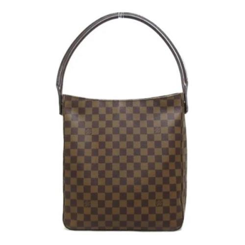 Louis Vuitton Vintage Pre-owned Canvas crossbodyvskor Brown, Dam