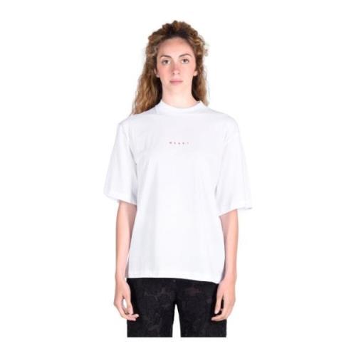 Marni Bomull T-Shirts White, Dam