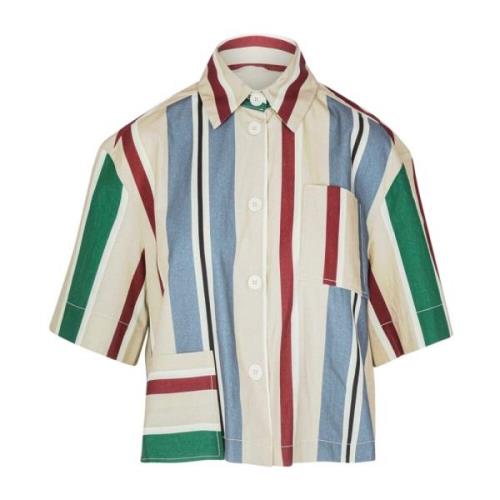 Phisique du Role Boxy Skjorta i Modern Stil Multicolor, Dam