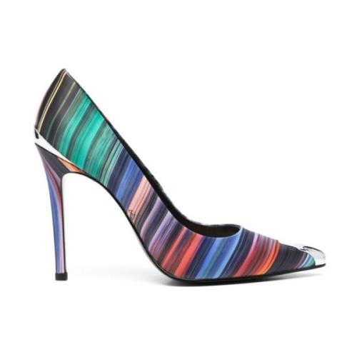 Just Cavalli Multifärgade Pumps för Kvinnor Multicolor, Dam