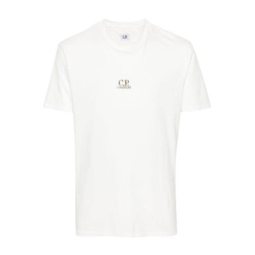 C.p. Company Casual Jersey T-Shirt White, Herr