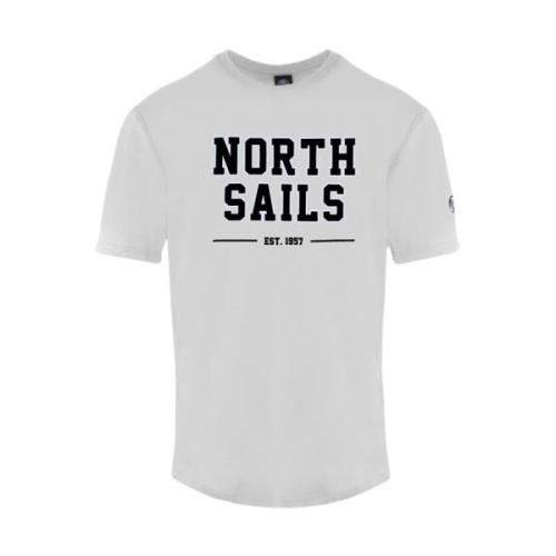 North Sails Kortärmad bomullst-shirt White, Herr