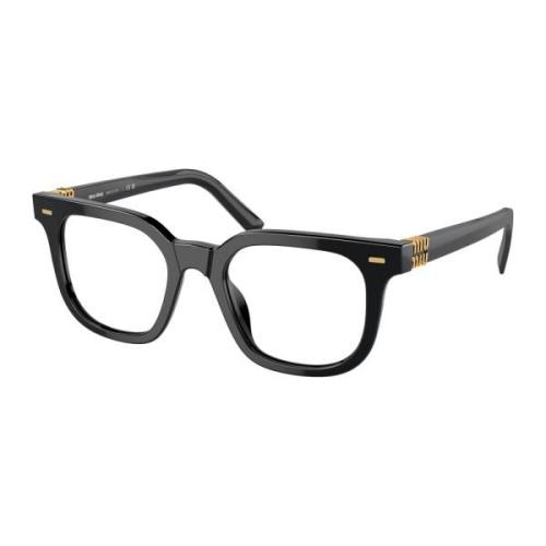 Miu Miu Stiliga Glasögon i Ljusblå Black, Unisex