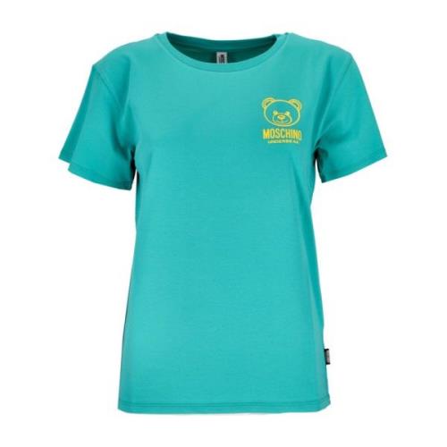 Moschino Blå T-shirts och Polos 1V6A070344060374 Blue, Dam