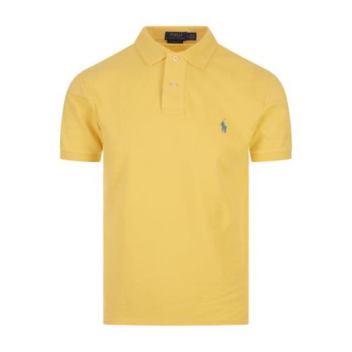 Ralph Lauren Gul Slim Fit Polo Skjorta Yellow, Herr