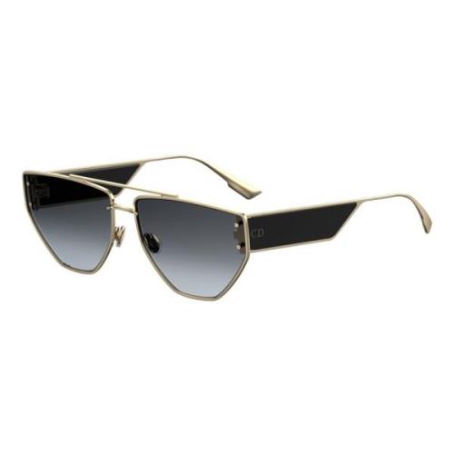 Dior Gold/Grey Brown Shaded Sunglasses Yellow, Dam