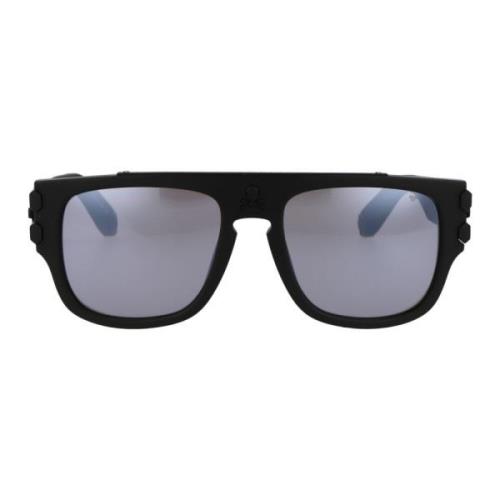 Philipp Plein Stiliga solglasögon Spp011W Black, Herr