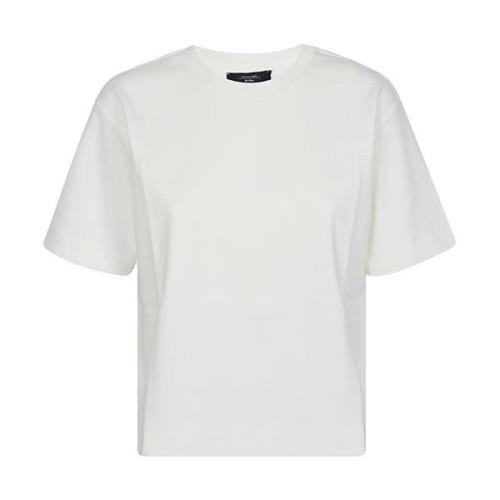 Max Mara Weekend Klassisk Vit Bomull T-shirt White, Dam