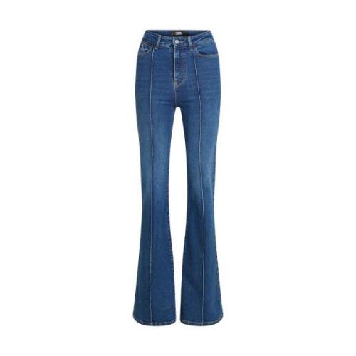 Karl Lagerfeld Flared Jeans Blue, Dam