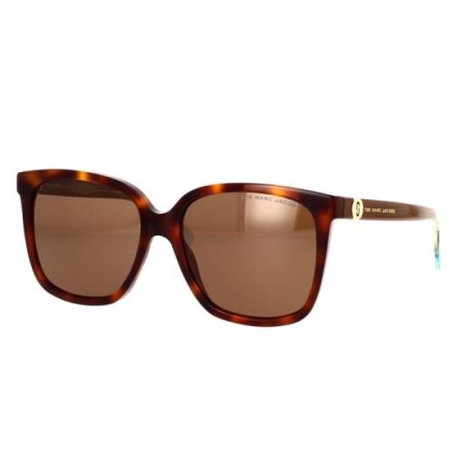 Marc Jacobs Stiliga Solglasögon med Ikonisk Design Brown, Dam