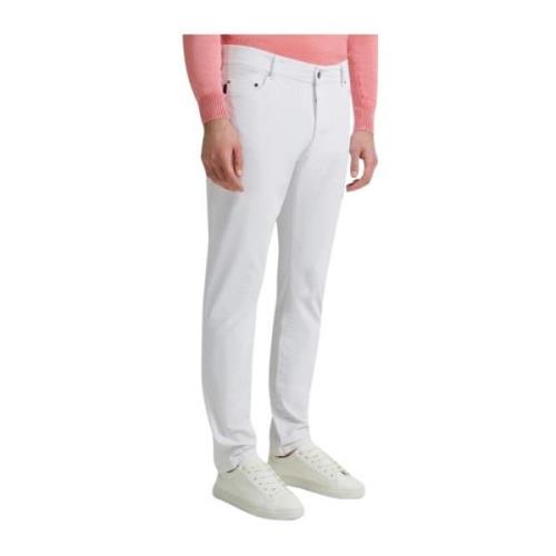 RRD Vit Elastisk Slim Fit Surflex Byxor White, Herr