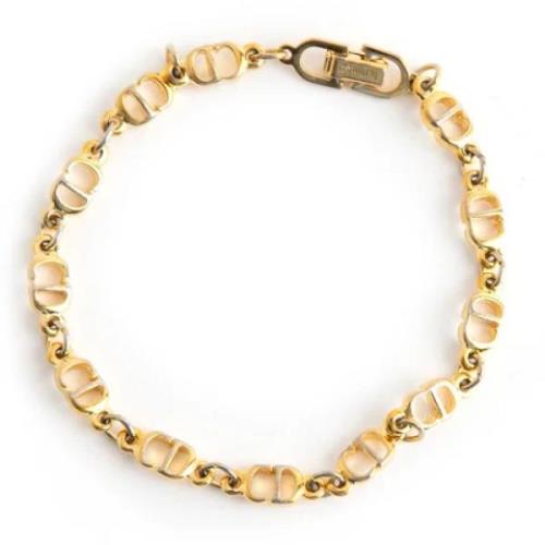 Dior Vintage Pre-owned Guld armband Yellow, Dam
