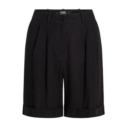 Karl Lagerfeld Svarta Linne Shorts Black, Dam