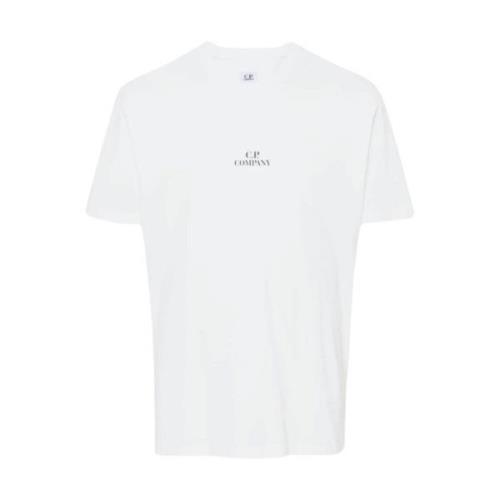 C.p. Company Logot-shirt med grafiskt tryck White, Herr