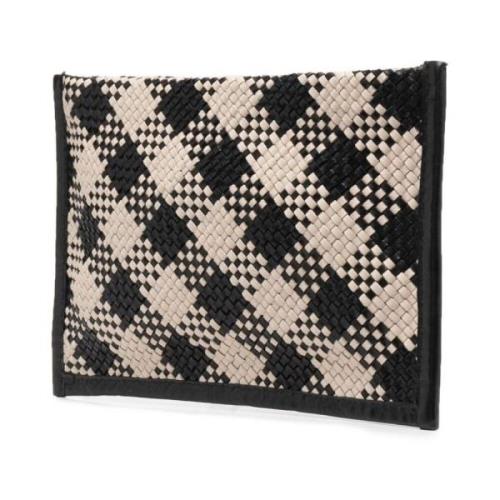 St. Agni Svart Vit Clutch Väska Multicolor, Dam