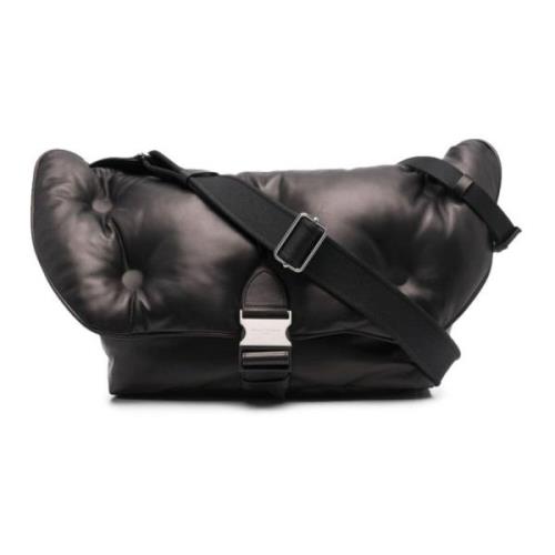 Maison Margiela Stilren Crossbody Messenger Väska Black, Herr