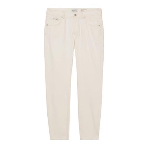 Marc O'Polo Alva Slim Cropped Jeans White, Dam