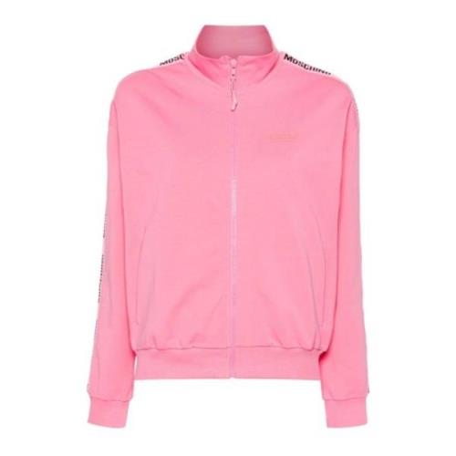 Moschino Rosa Bomull Logo Band Sweatshirt Pink, Herr