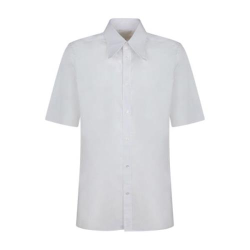Maison Margiela Vit kortärmad skjorta White, Herr