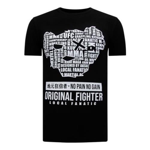 Local Fanatic MMA Orginal Fighter T-shirt Herr Black, Herr