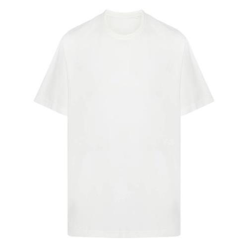 Y-3 Premium kortärmad T-shirt i Off White White, Herr