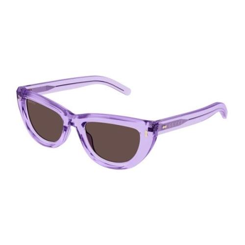 Gucci Elegant Cat Eye Solglasögon Gg1521S Purple, Unisex