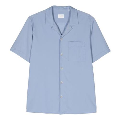 Xacus Stilig kortärmad skjorta Blue, Herr