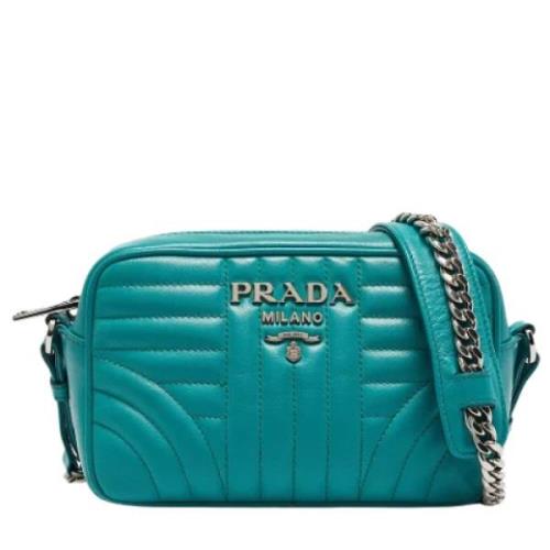 Prada Vintage Pre-owned Laeder prada-vskor Green, Dam