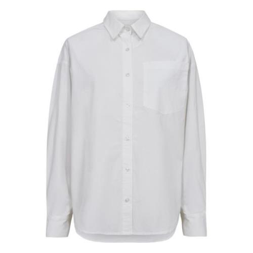 Designers Remix Vit skjorta med vadderade axlar White, Dam