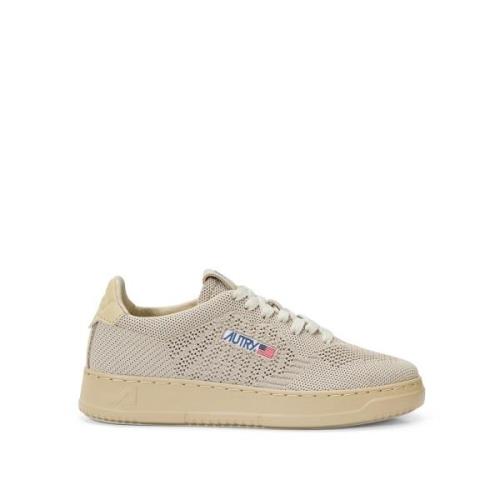 Autry Dam Easeknit Medalist Sneakers i Khaki Green, Dam