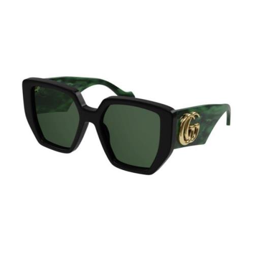 Gucci Stiliga solglasögon Svart Gg0956S Black, Dam