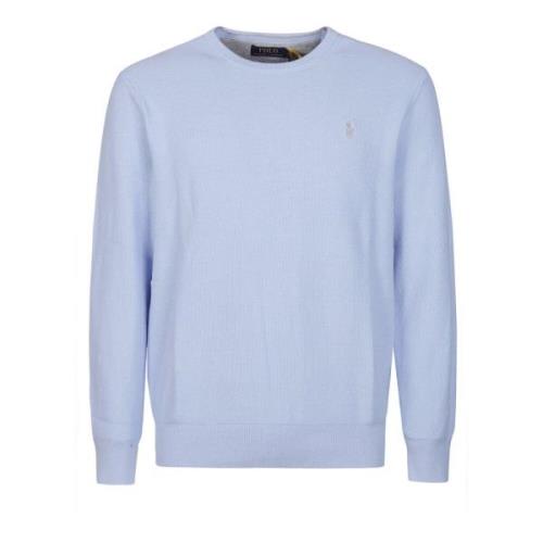 Ralph Lauren Mysig Stickad Pullover Sweater Blue, Herr