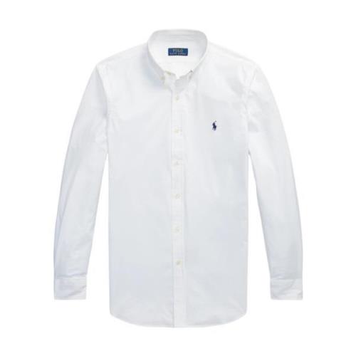Ralph Lauren Långärmad sportskjorta vit White, Herr