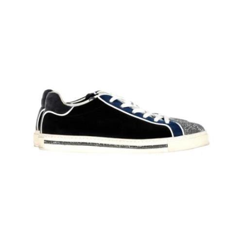 René Caovilla Pre-owned Pre-owned Sammet sneakers Black, Dam