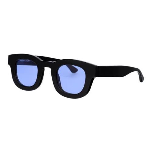 Thierry Lasry Darkside Solglasögon för Stiligt Solskydd Blue, Dam