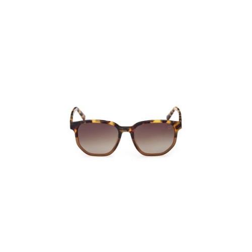 Timberland Acetat solglasögon för män Brown, Unisex