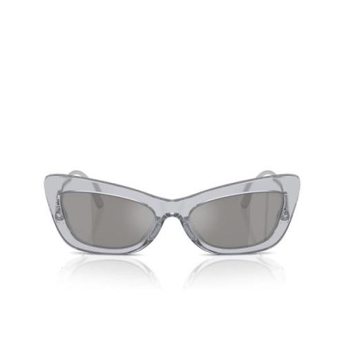 Dolce & Gabbana Svarta Solglasögon 4467B 32916G Stil Gray, Dam