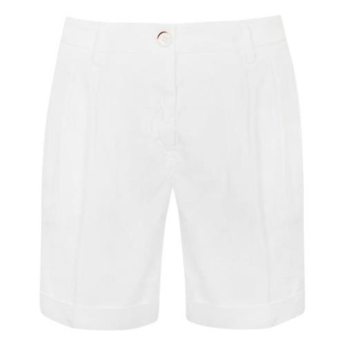 Re-Hash Vita Linne Bermuda Shorts White, Dam
